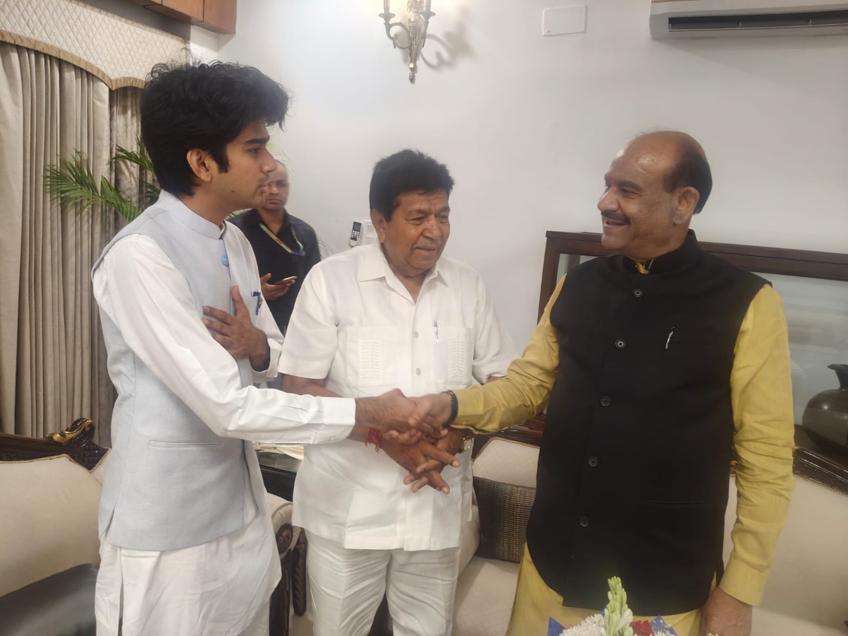 लोकसभा अध्यक्ष आदरणीय श्री ओम बिरला जी से हरियाणा राजभवन में पूर्व हरि