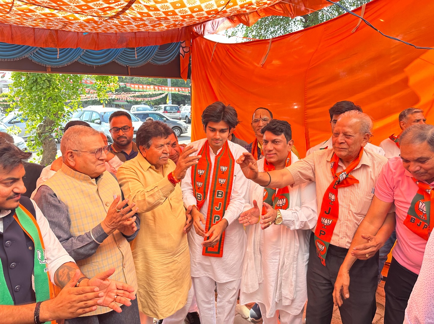 वार्ड नंबर 6 में भारतीय जनता पार्टी की पश्चिम बंगाल, असम एवं पुडुचेरी